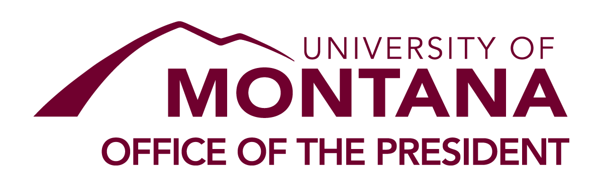 theatre sponsor University of Montana Office of the President logo